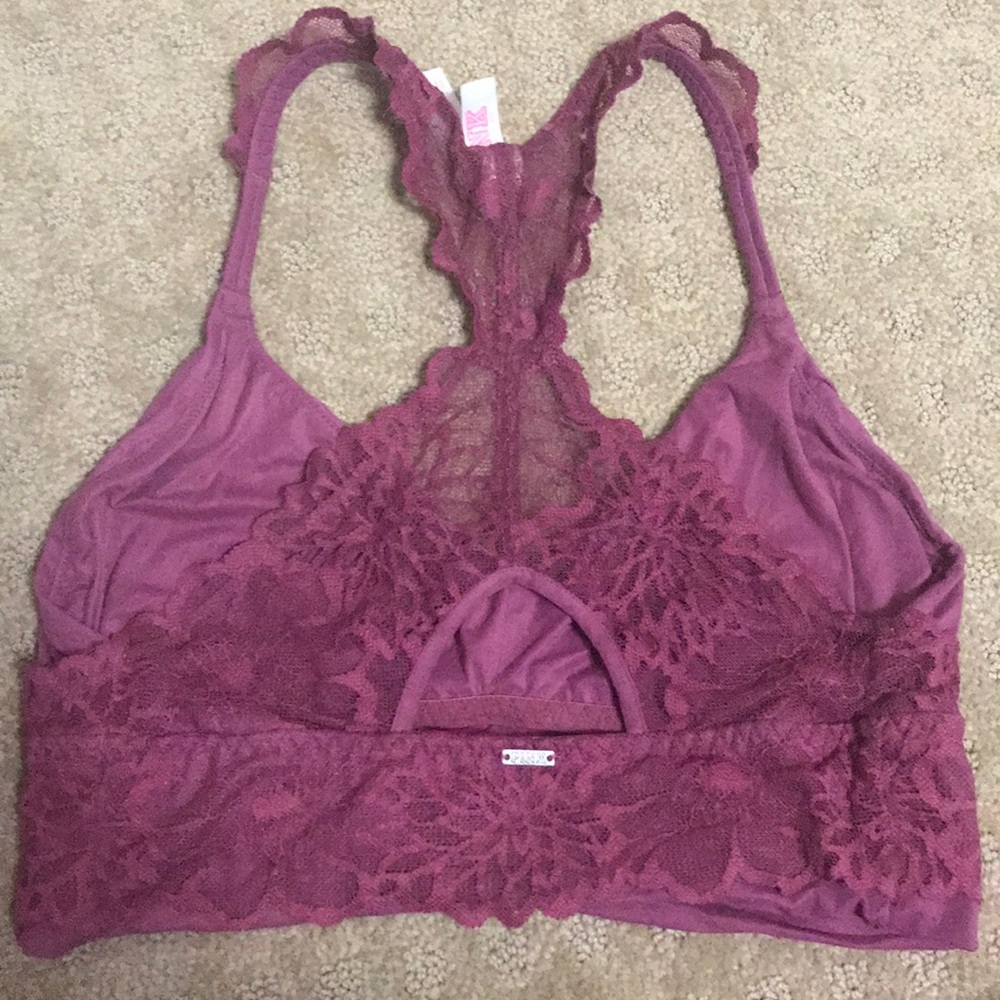 Victoria Secret lace bralette. Size: Small. - Picture 3 of 4